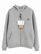 MIU MIU ZIPPER HOODIE
