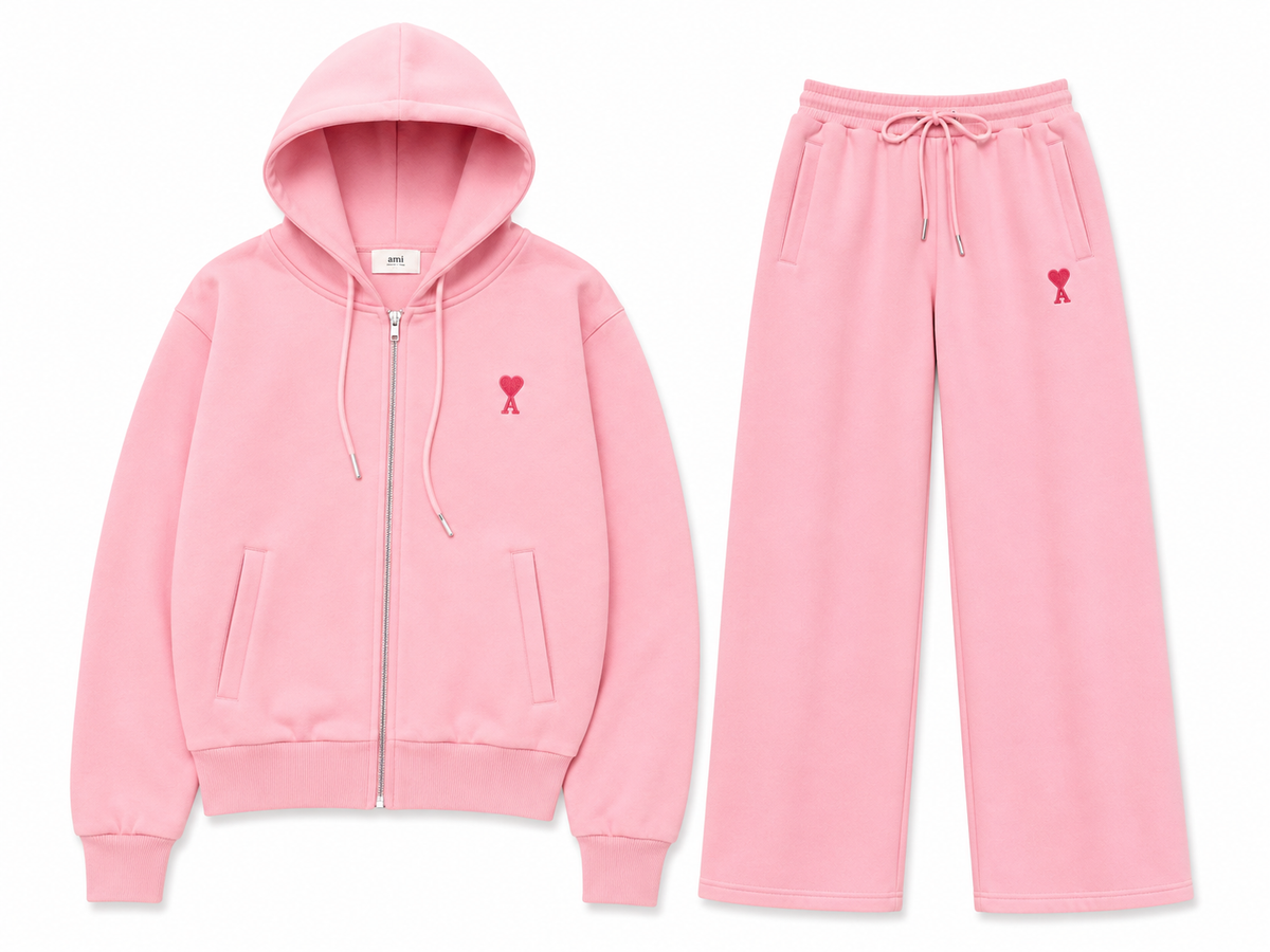 AMI Paris Ami de Cœur Pink Set