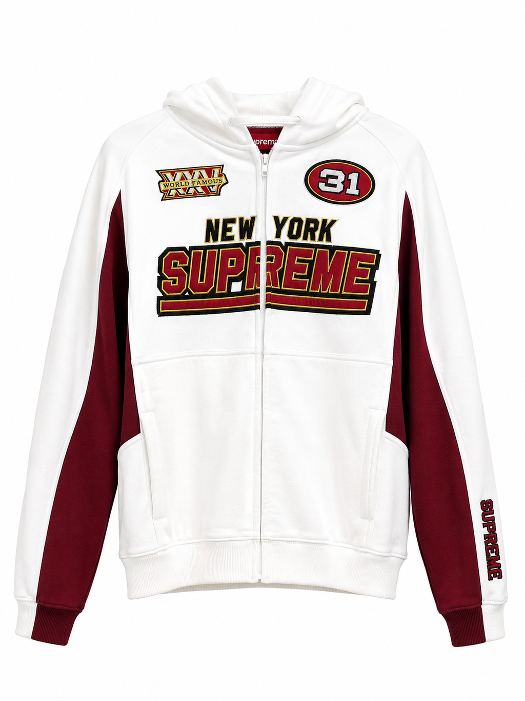 SUPREME ZIPPER HOODIE