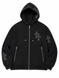 Chrome Hearts Cross Patch Zip Hoodie