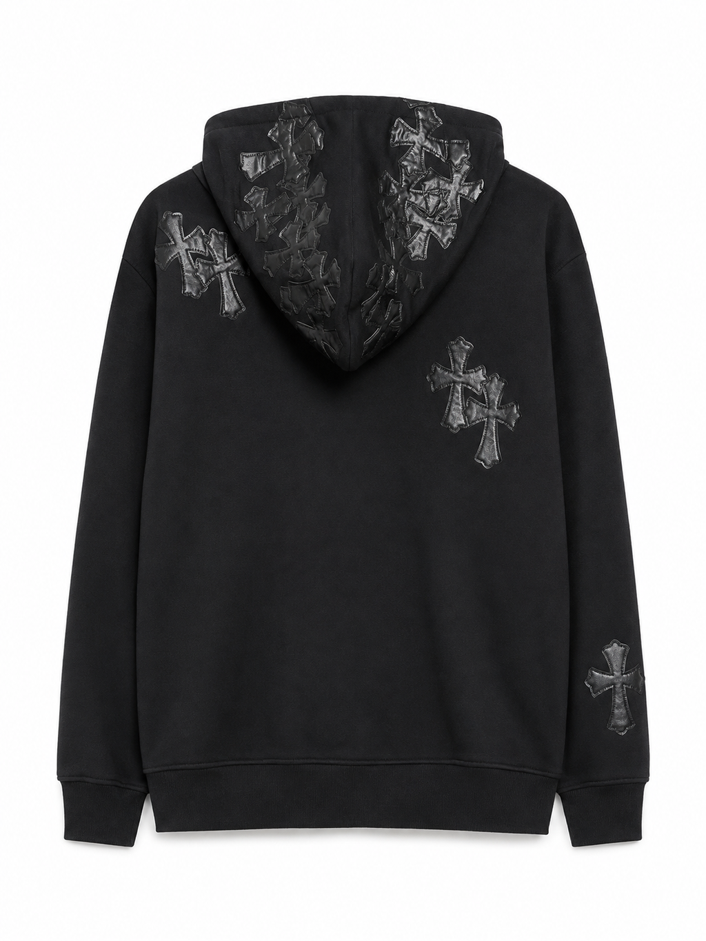 Chrome Hearts Cross Patch Zip Hoodie