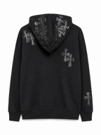 Chrome Hearts Cross Patch Zip Hoodie