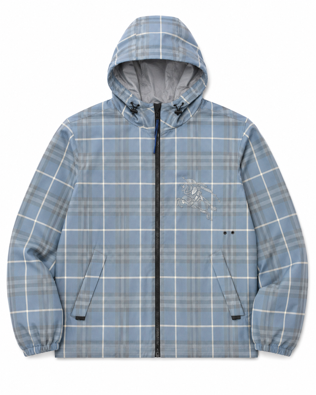 Chamarra Burberry doble vista con capucha