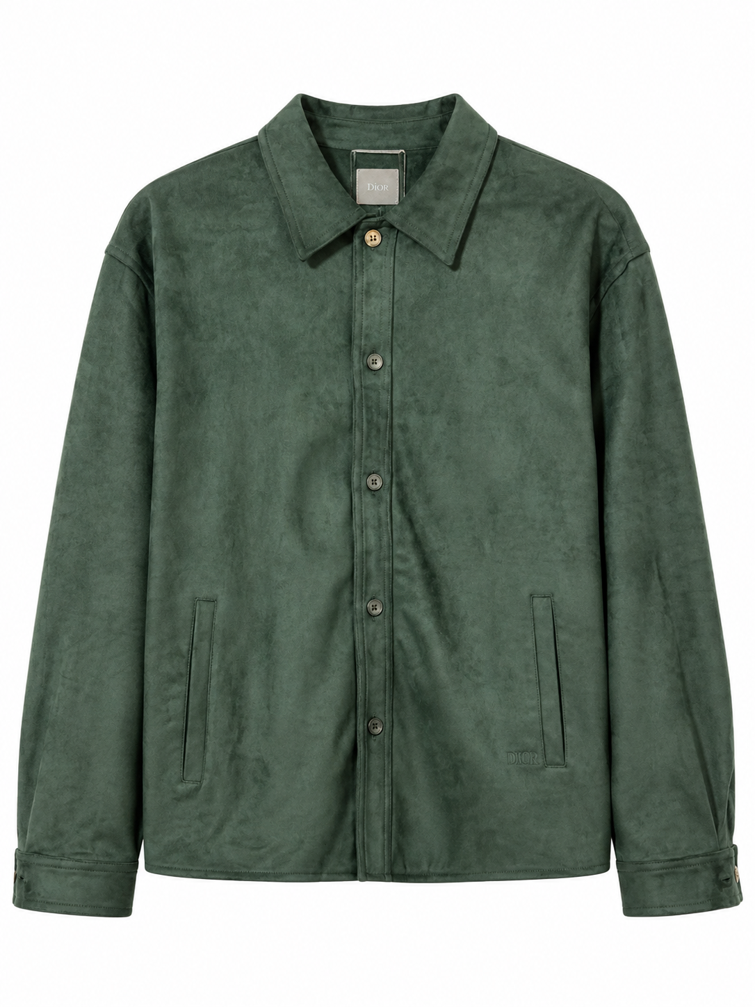 Dior suede-effect overshirt