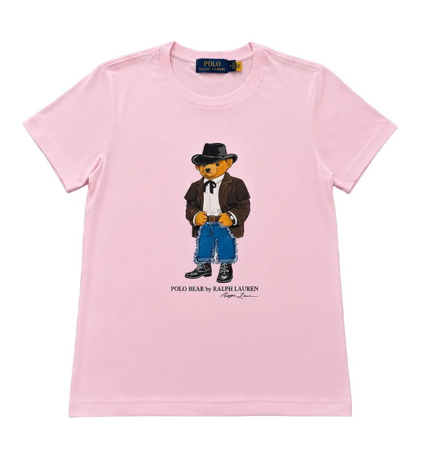 Playera Polo Bear by Ralph Lauren Rosa
