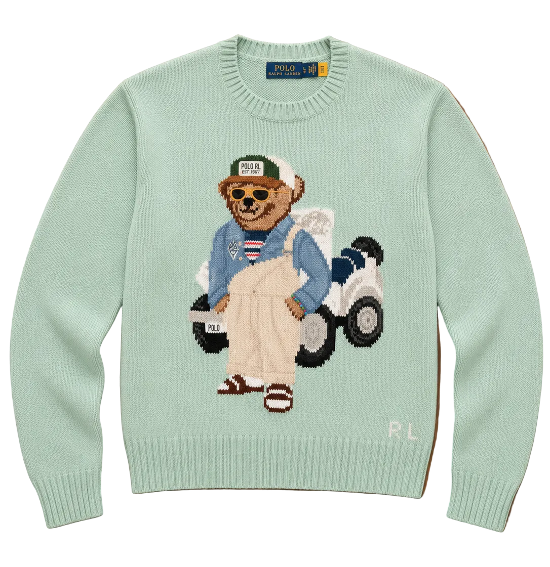 Suéter Polo Ralph Lauren Polo Bear Verde Menta Unisex