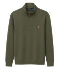 Suéter Quarter-Zip Polo Ralph Lauren Verde Oscuro