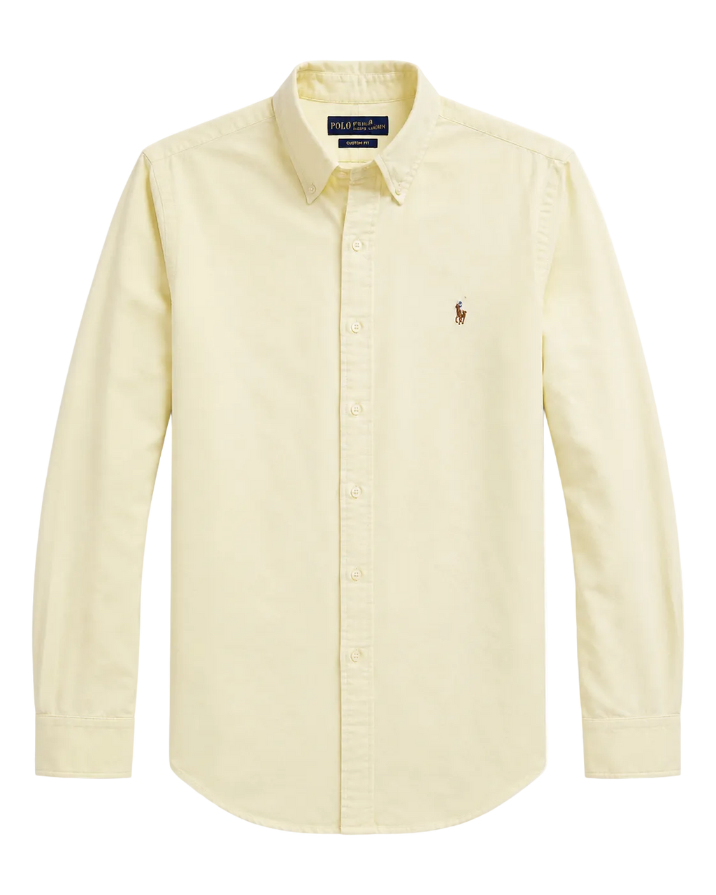 Polo Ralph Lauren Camisa Oxford Amarillo Claro