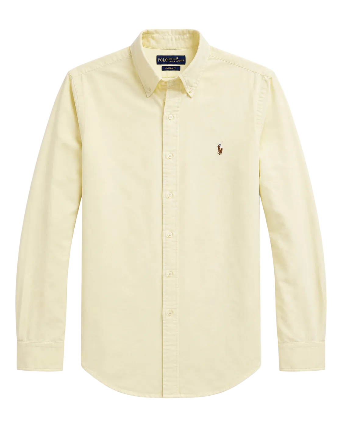 Polo Ralph Lauren Camisa Oxford Amarillo Claro