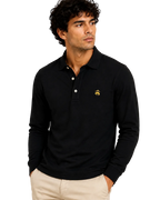 Brooks Brothers Polo Manga Larga Negra