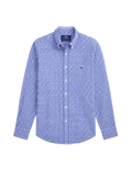 Vineyard Vines Camisa cuadros azul y blanco