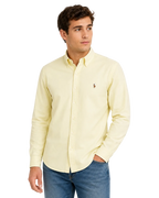 Polo Ralph Lauren Camisa Oxford Amarillo Claro
