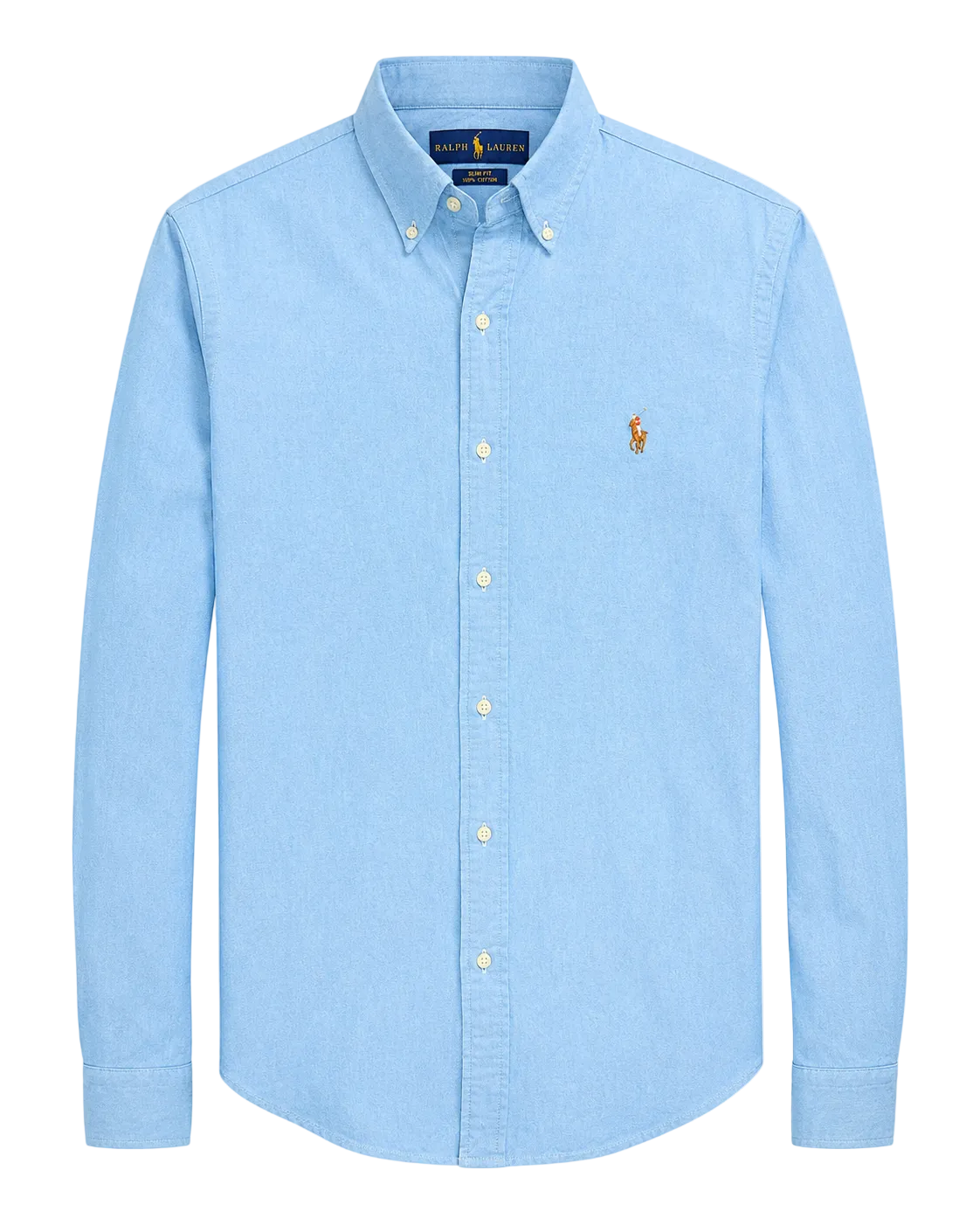 Polo Ralph Lauren Camisa Oxford Azul Cielo