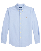 Polo Ralph Lauren Camisa Azul Claro Clásica