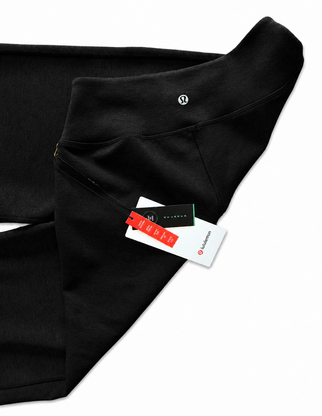 Lululemon Pants tiro alto negro
