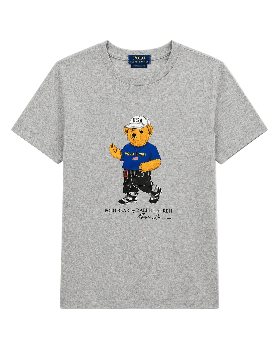 Playera Polo Bear by Ralph Lauren Gris