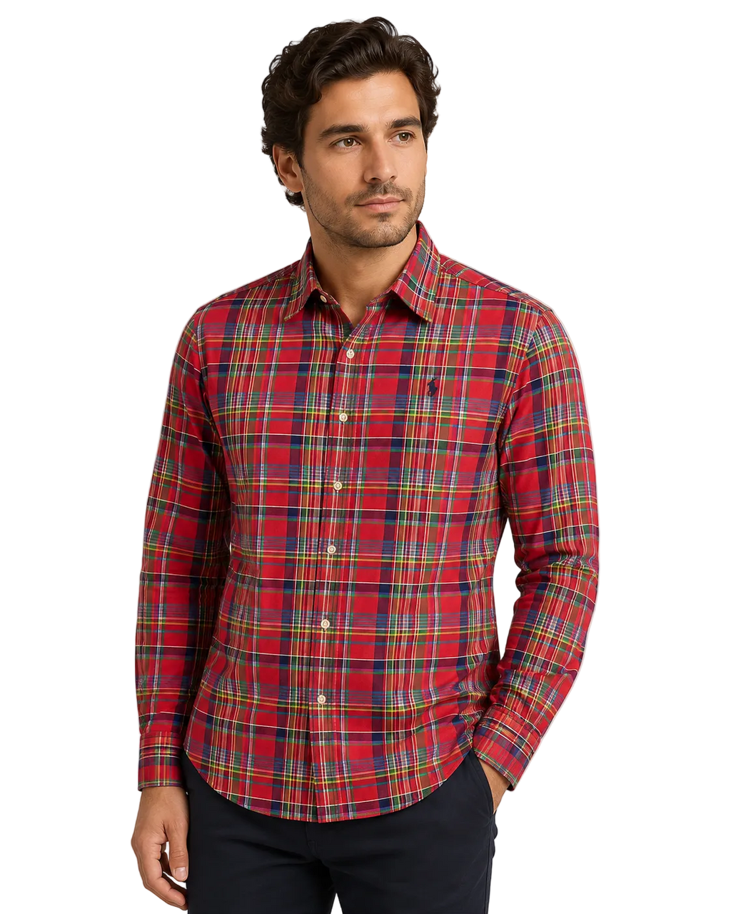 Polo Ralph Lauren Camisa a Cuadros Multicolor