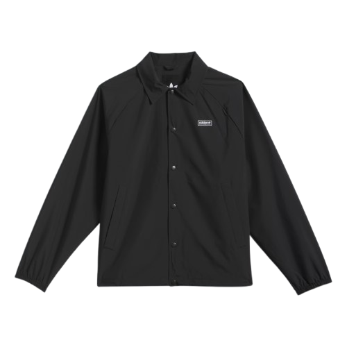 Chamarra Rompevientos Adidas Originals Negra de Botones