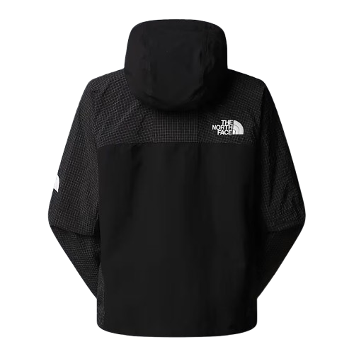 Chamarra Rompevientos The North Face Negra Diseño Geométrico